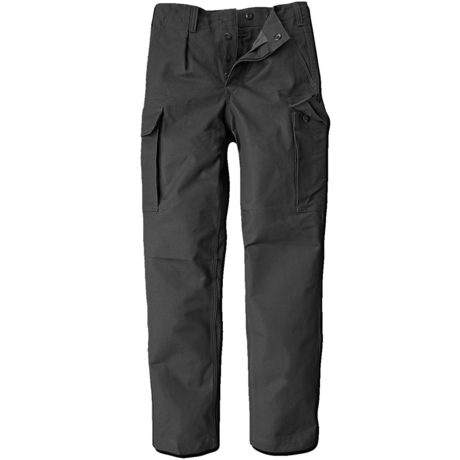 Pantalone militare esercito tedesco molesckin colore  nero