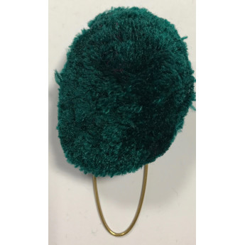 Nappina militare verde in lana per sorreggere la piuma del cappello alpini originale
