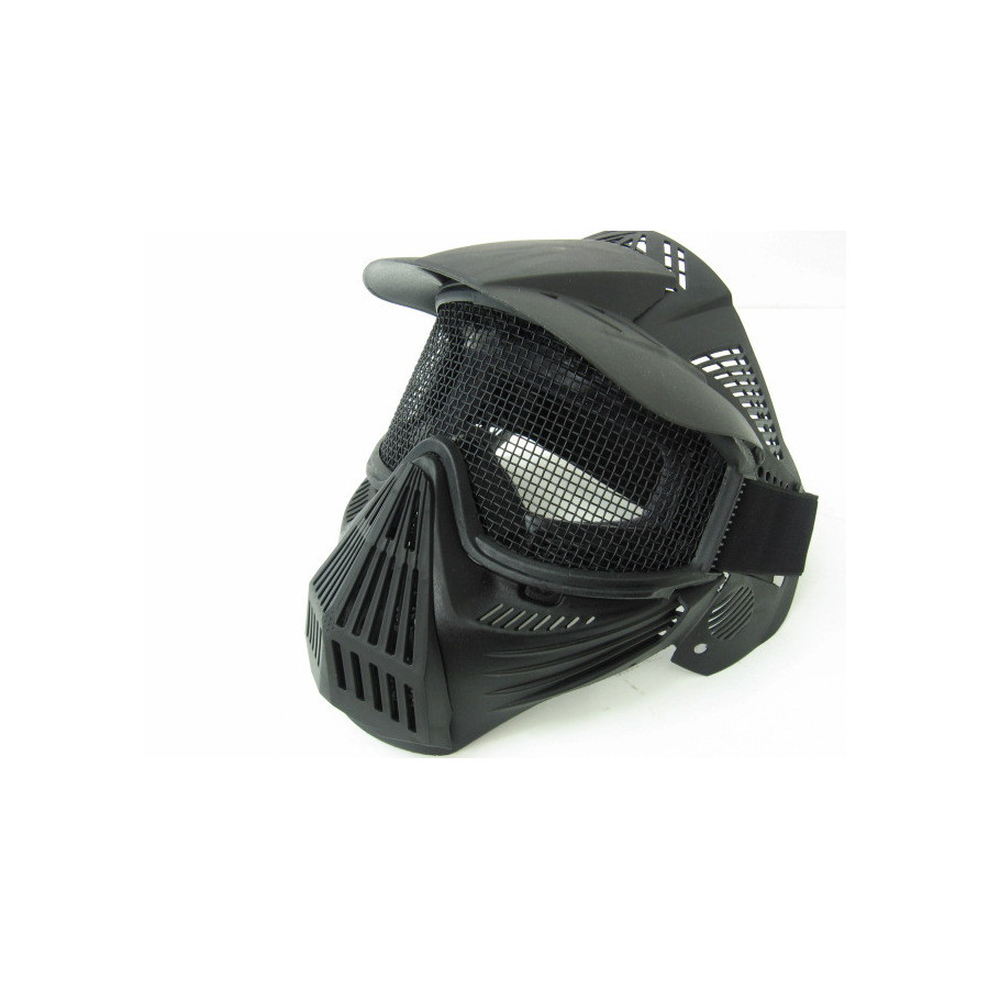 Maschera da Softair modello Predator nera