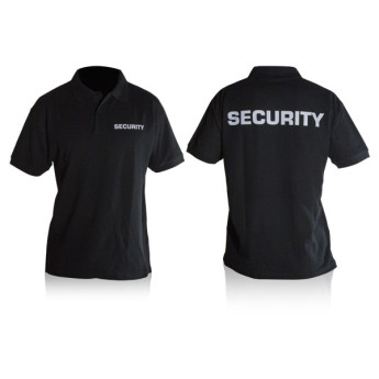 Polo maglietta nera  SECURITY