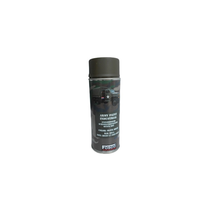 Vernice spray soft air -fosco VERDE OD MILITARE da 400 ml