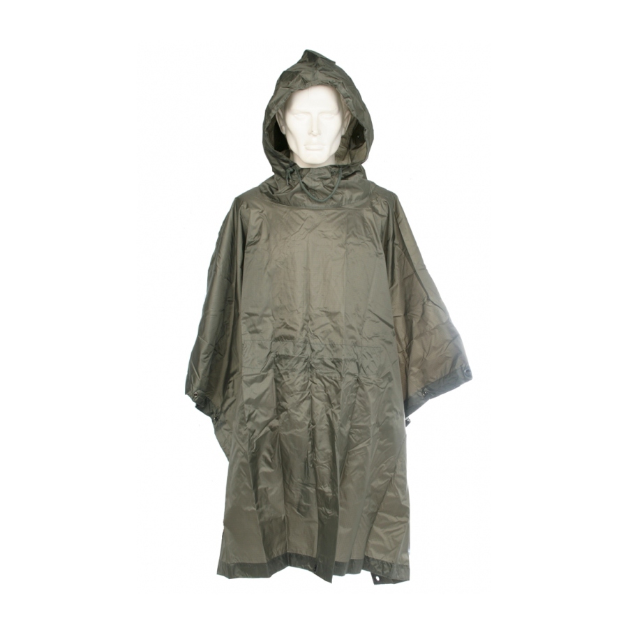 Poncho militare verde OD in ripstop