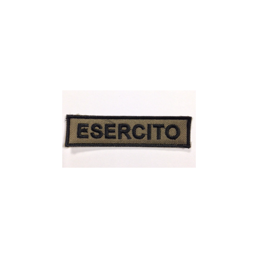 Patch Militare con scritta esercito italiano da divisa