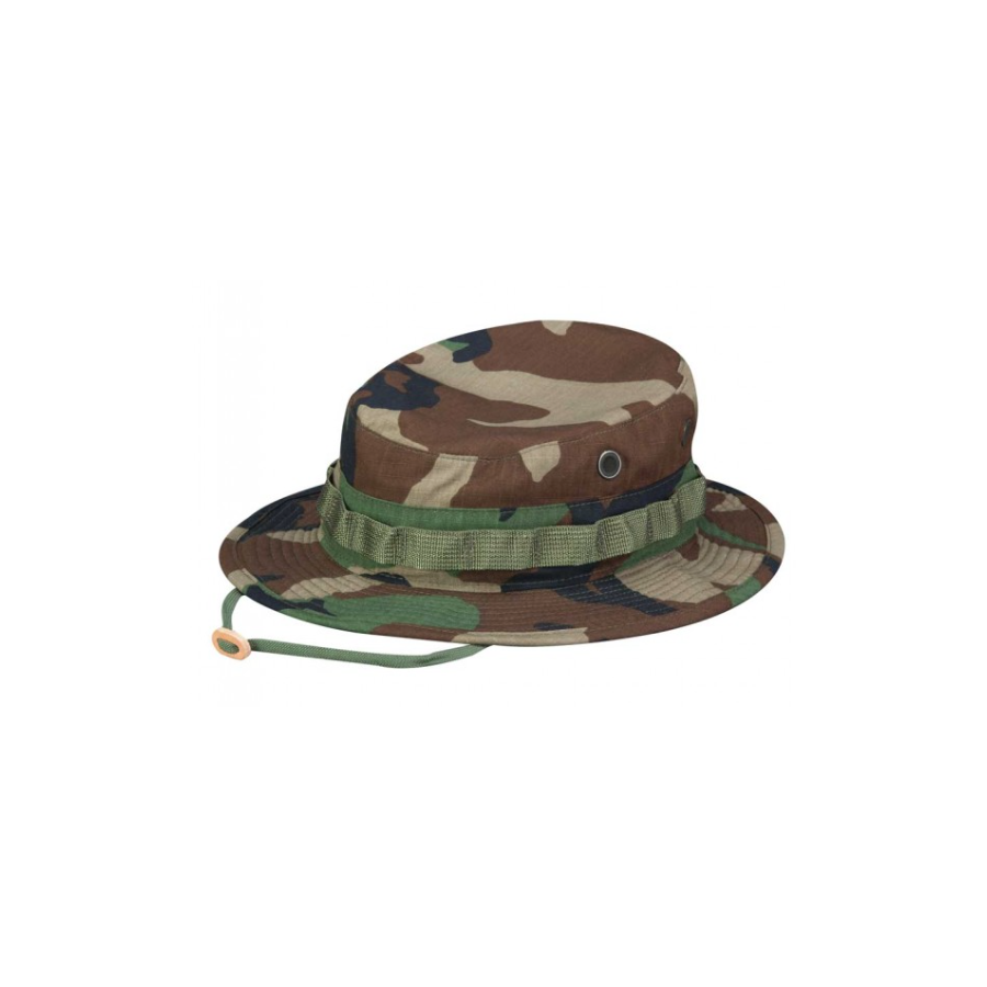 Cappello militare americano bonny hat jungla woodland