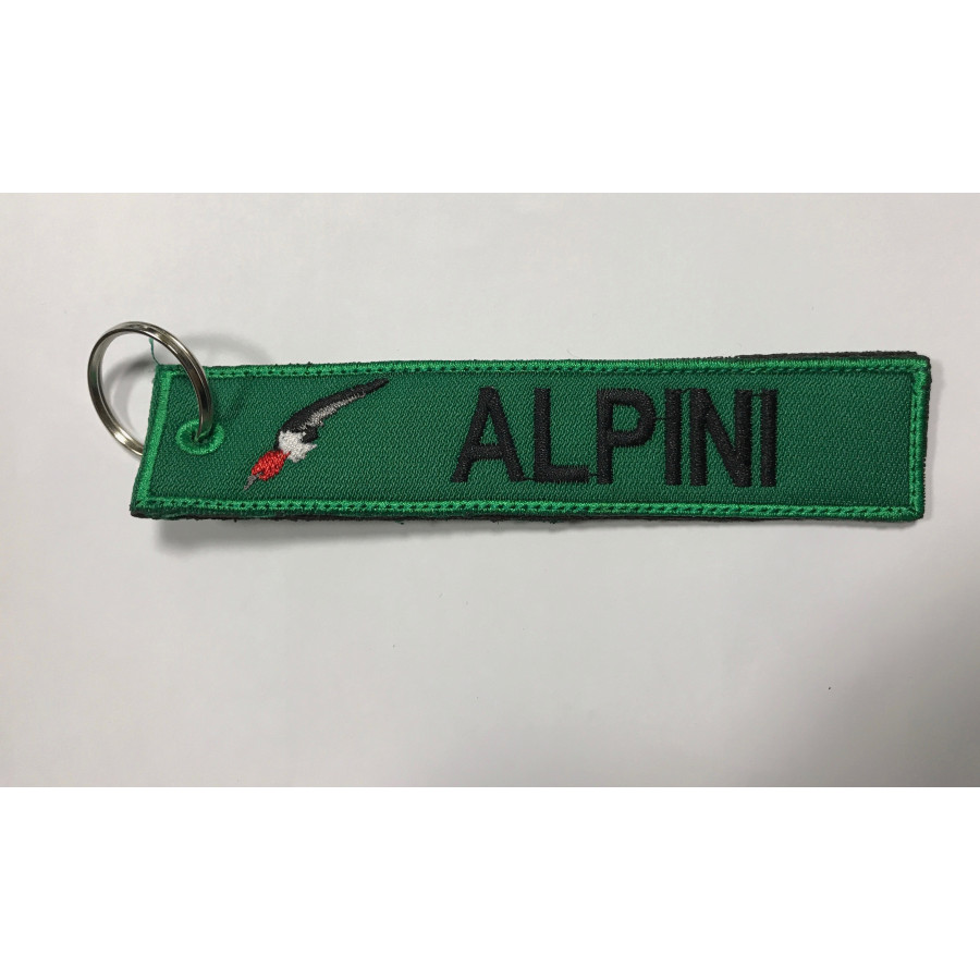 portachiavi ricamato  alpini