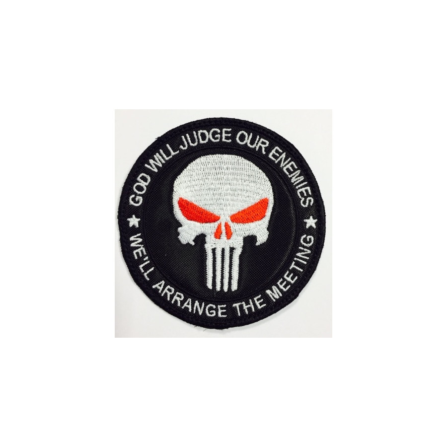 Patch Toppa ricamata militare Navy Seals The Punisher