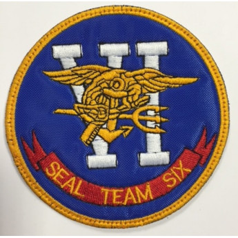 Patch ricamato  marina militare americana NAVY SEALS TEAM SIX