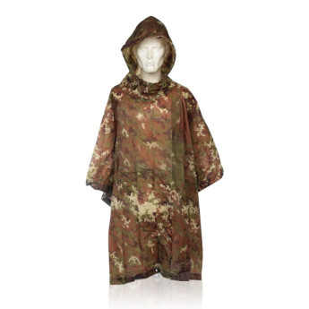 Poncho militare vegetato italiano