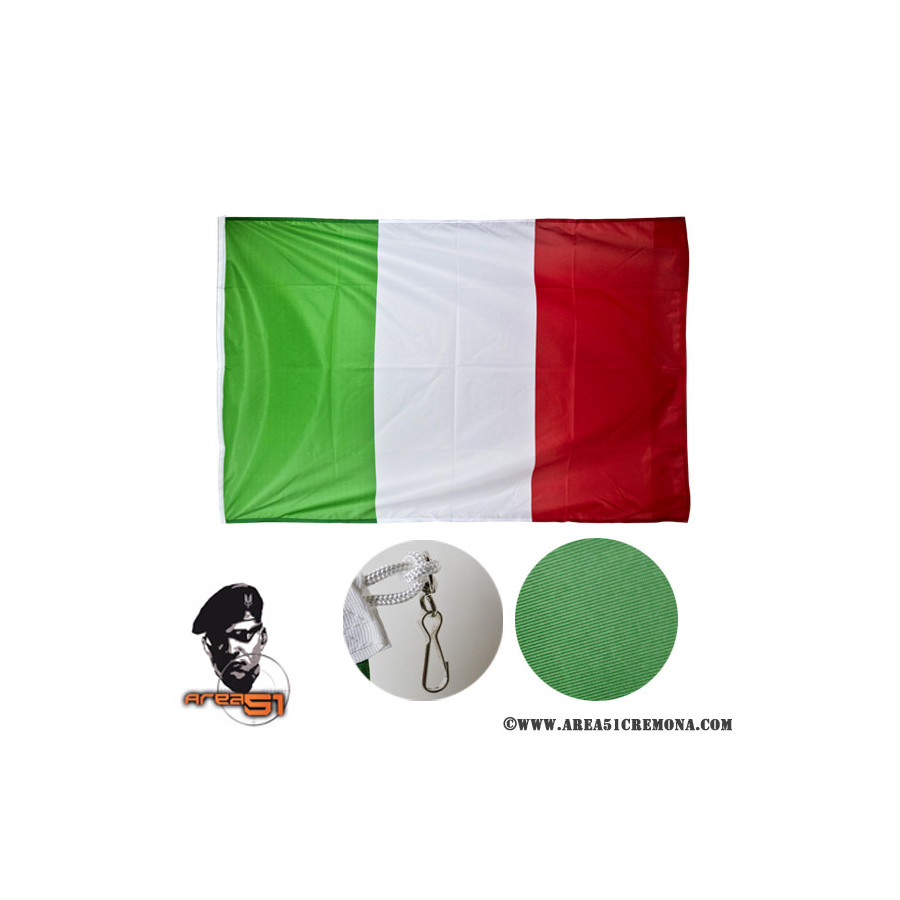 Bandiera italiana in tessuto marino originale