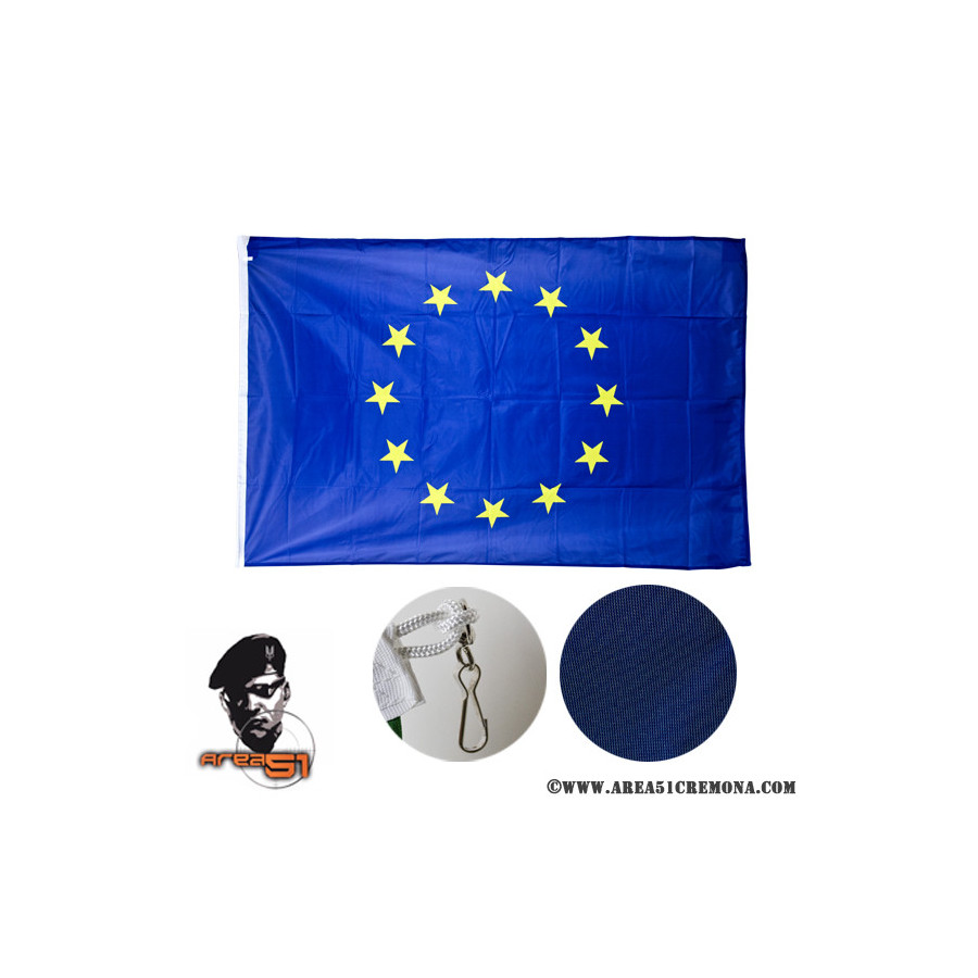 Bandiera Europea in tessuto marino