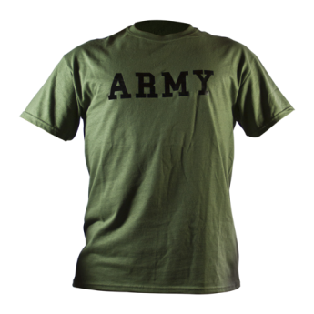 T-SHIRT  MILITARE US ARMY VERDE OD