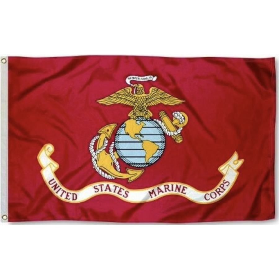 BANDIERA AMERICANA USMC MARINES CORPS 3ftx5ft BANDIERA AMERICANA USMC MARINES CORPS 3ftx5ft