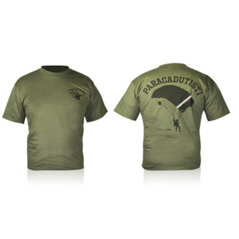 T-SHIRT MILITARE MAGLIETTA PARACADUTISTI ITALIANI