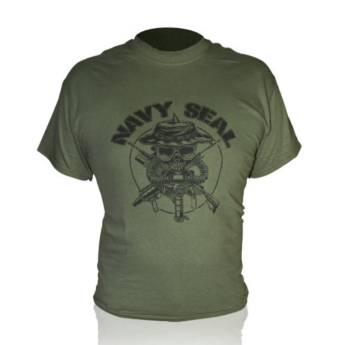 T-SHIRT NAVY SEALS CON TESCHIO SKULL