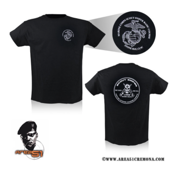 T-SHIRT SNIPER SCOUT CECCHINO USMC MARINES CORPS