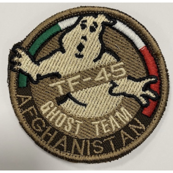 Patch toppa Militare Ricamata TF- 45 Italia Ghost Team