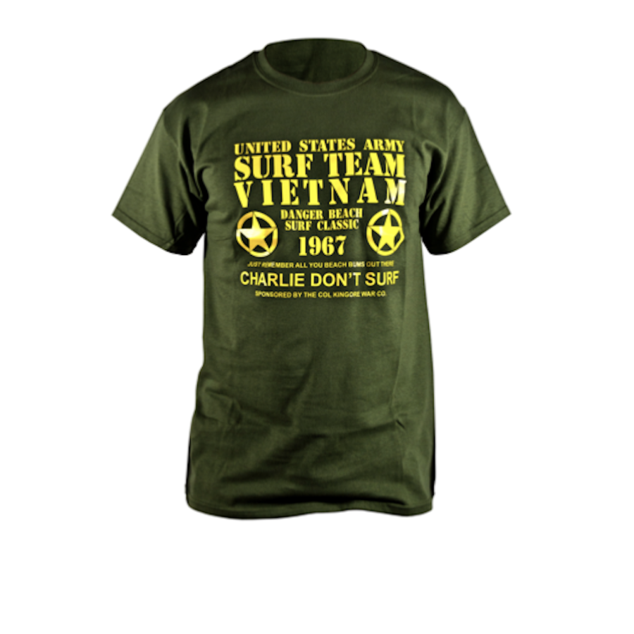 T-SHIRT MILITARE USA SURF TEAM VIETNAM