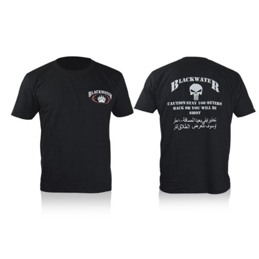 T-SHIRT MILITARE DEI BLACKWATER PUNISHER