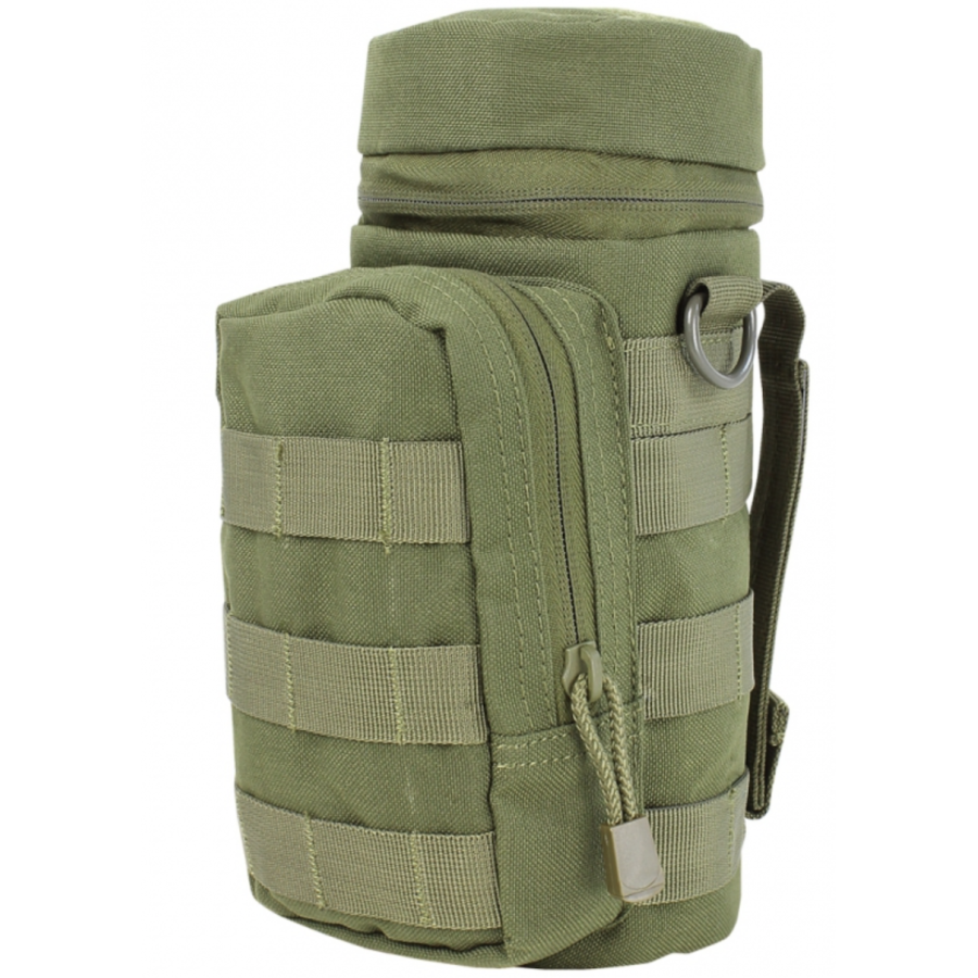 Porta bottiglia Militare sistema M.O.L.L.E MA 40 verde