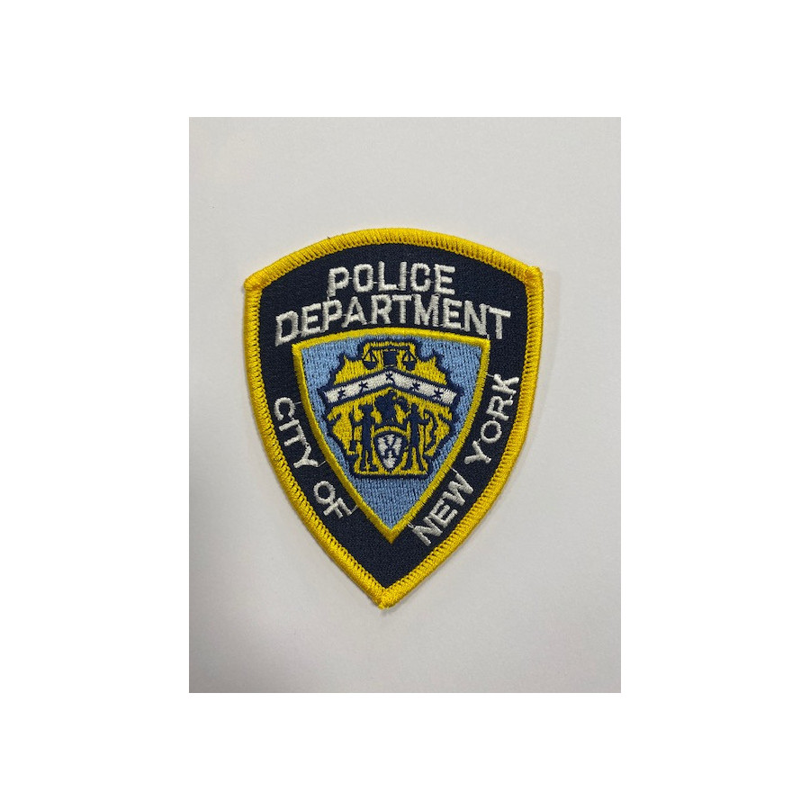 PATCH  TOPPA TERMO ADESIVA NEW YORK POLICE DEPARTMENT  NYPD ORIGINALE