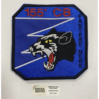 PATCH MILITARE AERONAUTICA 155° STORMO PANTERE NERE