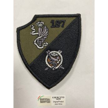 Patch militare del187° Reggimento Paracadutisti 4^Compagnia Falchi