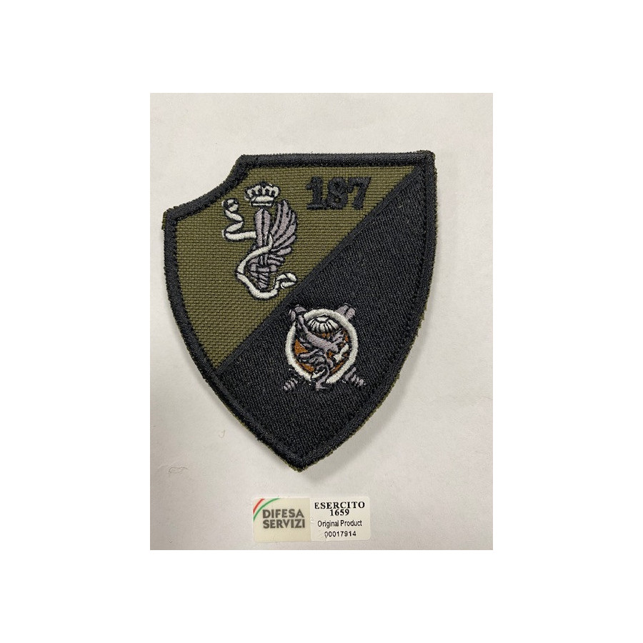 Patch militare del187° Reggimento Paracadutisti 4^Compagnia Falchi