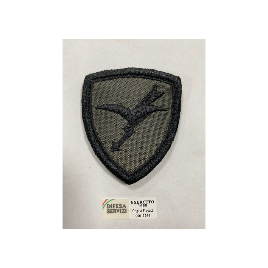 Patch-toppa militare della Brigata Paracadutisti Folgore colore verde