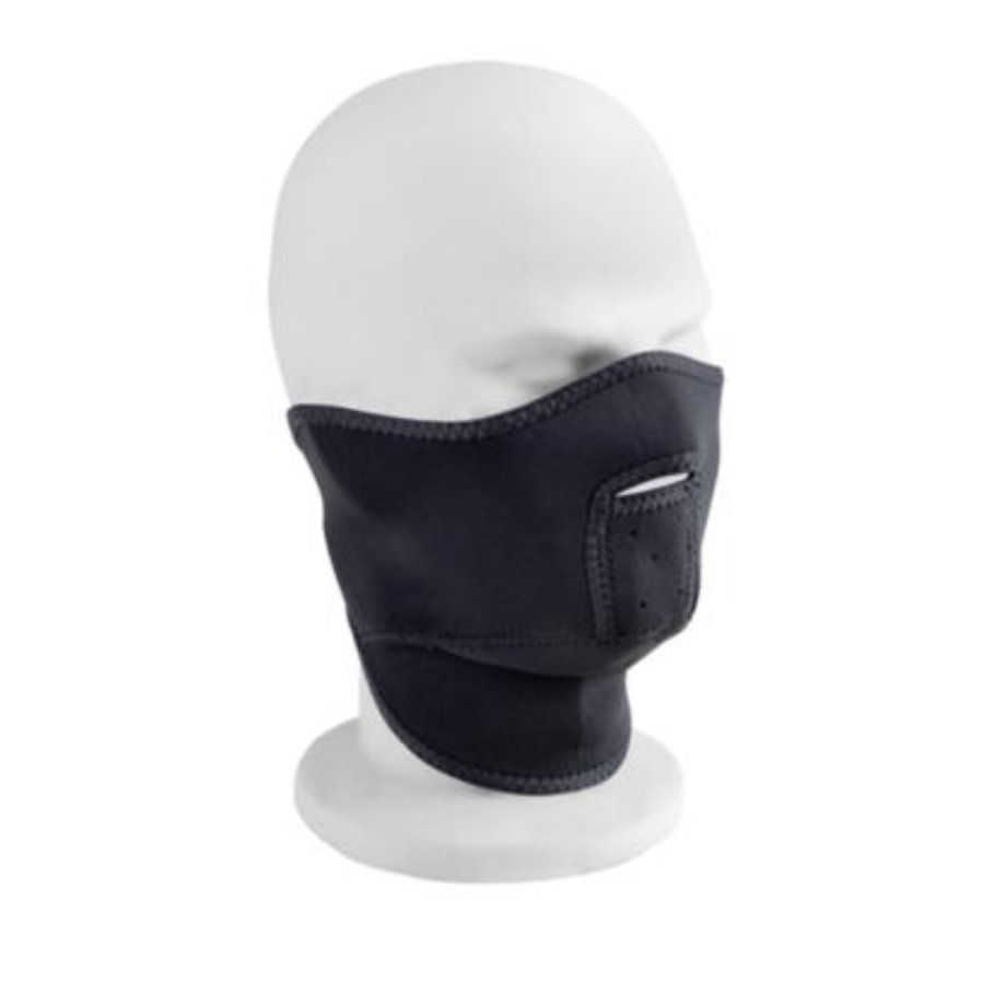 MASCHERA MILITARE FACCIALE IN NEOPRENE NERA