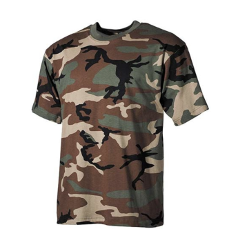 T-shirt Militare bambino Woodland Americano
