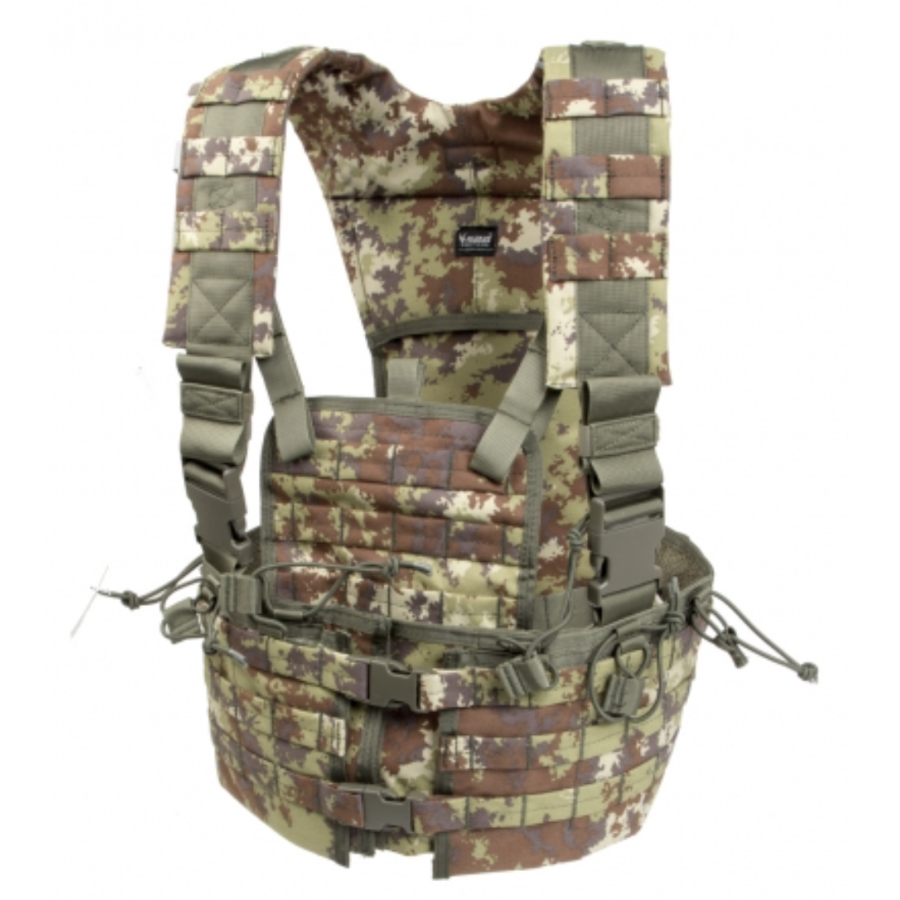 Chest Militare Combat Modulare GEMINI SBB vegetato italiano