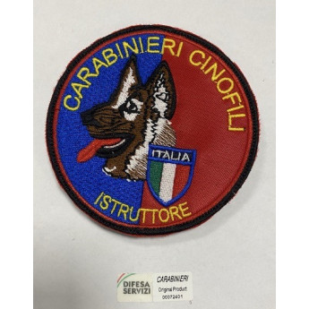 PATCH TOPPA MILITARE RICAMATA CARABINIERI ISTRUTTORE CINOFILO