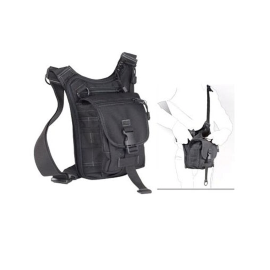 Borsa marsupio cargo bag in cordura con porta pistola interno Borsa marsupio cargo bag in cordura con porta pistola interno