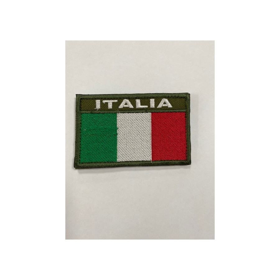 Patch Scudetto Bandiera Militare Italia alta Visibilita'