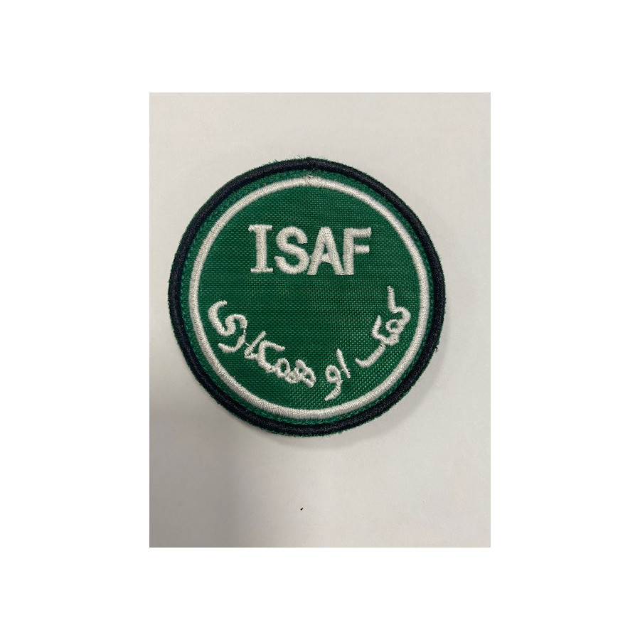 PATCH TOPPA RICAMATA MISSIONE NATO ISAF PATCH TOPPA RICAMATA MISSIONE NATO ISAF