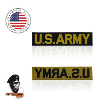 PATCH TOPPA INSIGNA US ARMY BLACK TAB ORIGINALE AMERICANA