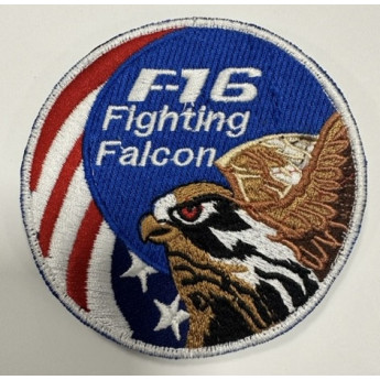 PATCH TOPPA MILITARE AMERICANO PILOTA F-16 FIGHTING FALCON
