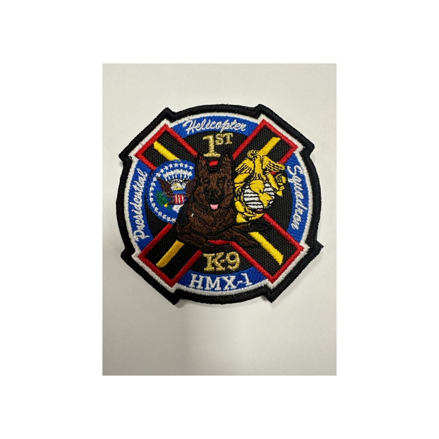 PATCH TOPPA AMERICANA PRESIDENTIAL HELICOPTER MARINE SQUADRON K9 HMX-1 POLICE SHOULDER PATCH TOPPA AMERICANA PRESIDENTIAL HELICOPTER MARINE SQUADRON K9 HMX-1 POLICE SHOULDER