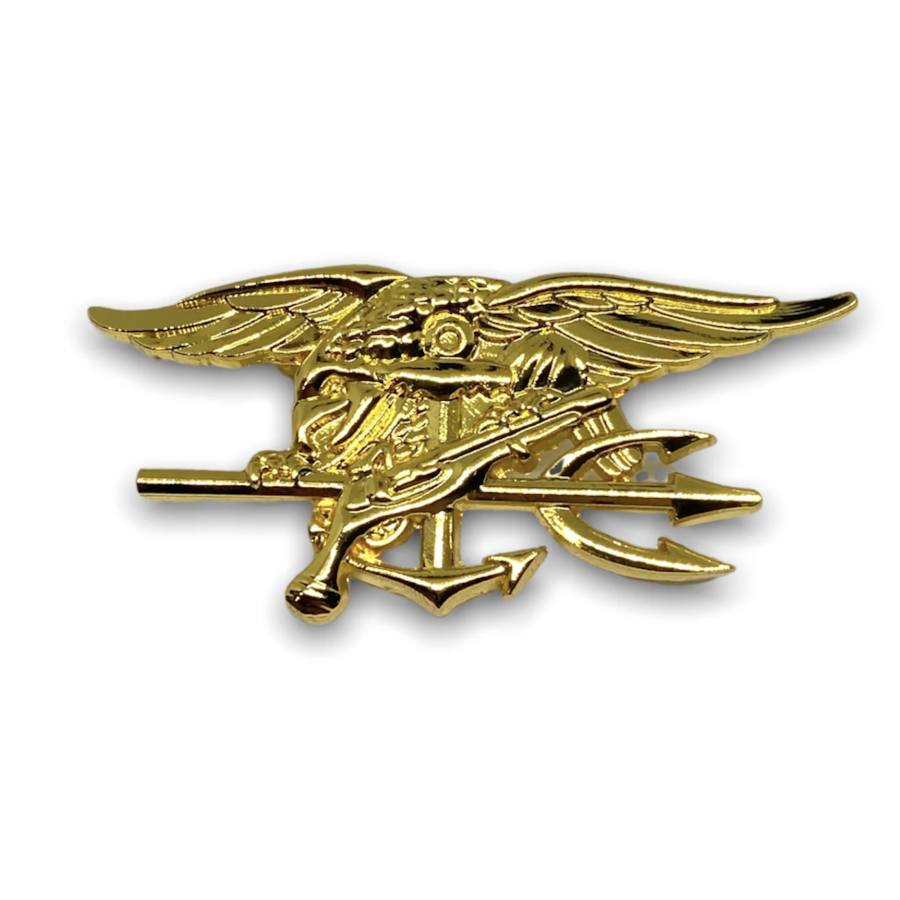 SPILLA INSIGNA BREVETTO MILITARE AMERICANO DEI NAVY SEALS PICCOLO DA GIACCA