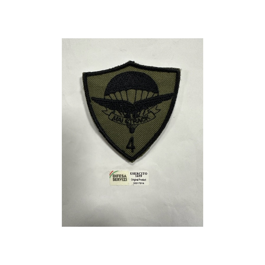 Patch Militare del 4° Rgt. Alpini Paracadutisti "Mai Strack"