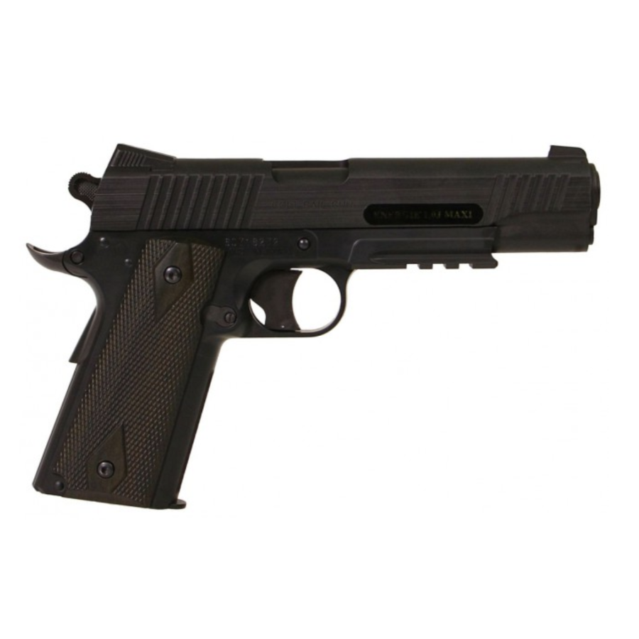 COLT 1911 RAIL GUN NERA CO2 CARRELLO FISSO DA SOFT AIR