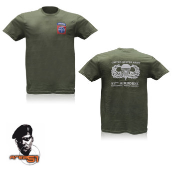 T-shirt  Militare 82° Air Borne forth Bragg in North Carolina