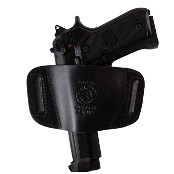 Fondina Professionale Vega cuoio elastico per pistola large auto Carabinieri,Polizia di Stato