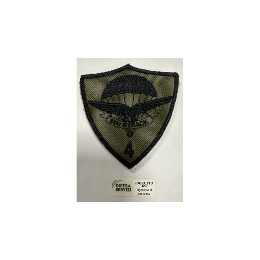 Patch 4° Rgt. Alpini Paracadutisti "Mai Strack" ESERCITO ITALIANO Patch 4° Rgt. Alpini Paracadutisti "Mai Strack" ESERCITO ITALIANO