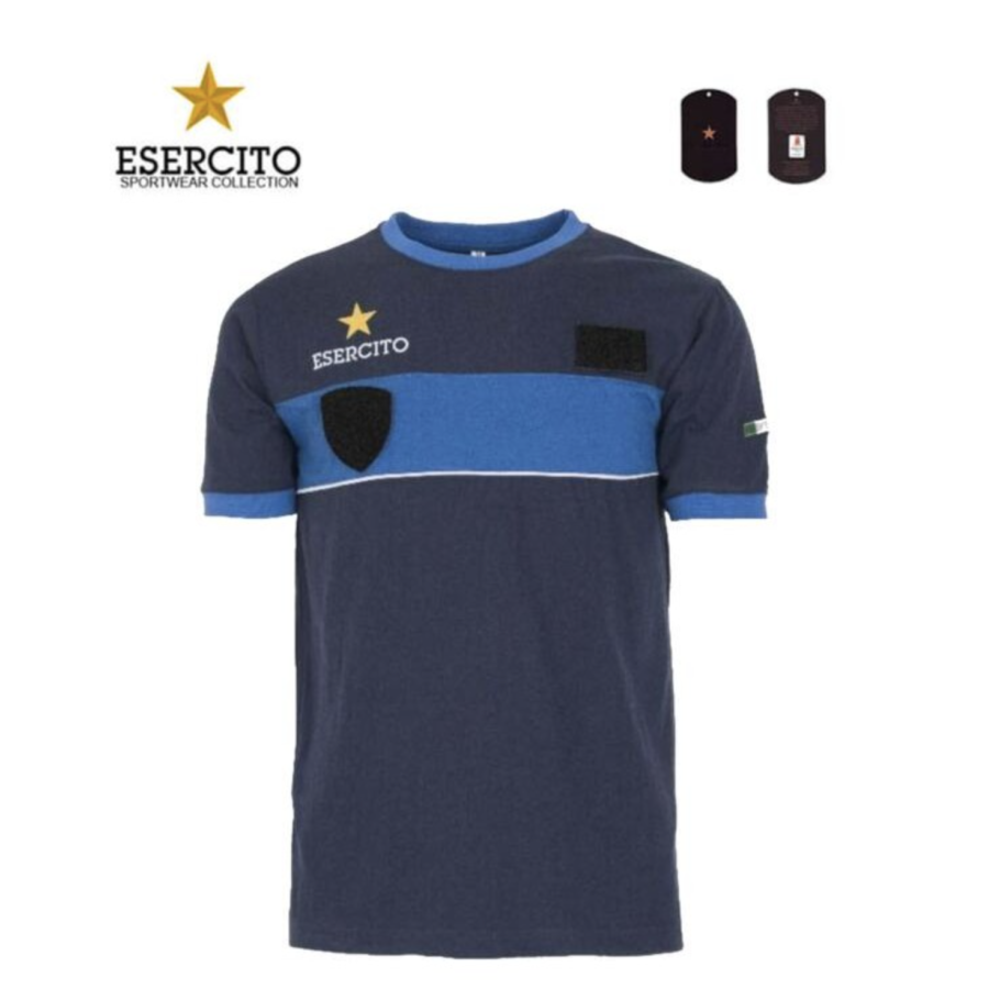 T-SHIRT MAGLIETTA MILITARE GIRO COLLO ESERCITO ITALIANO UFFICIALE ORIGINALE