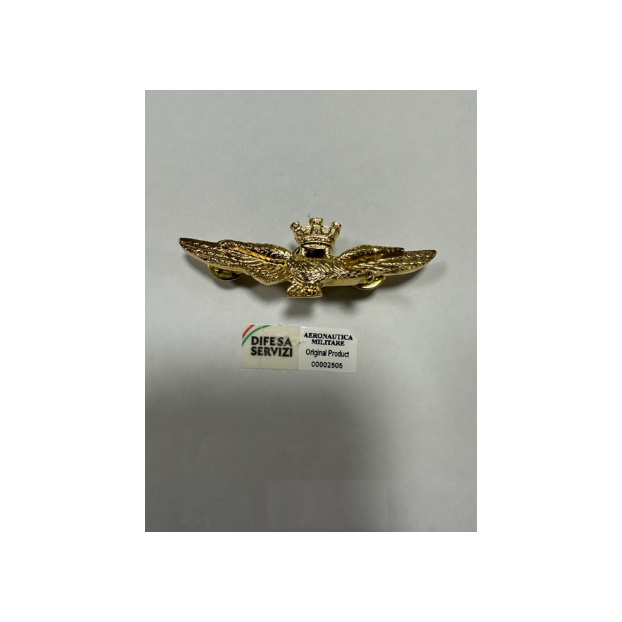 Spilla Pins Grande  Brevetto Pilota Aeronautica Militare