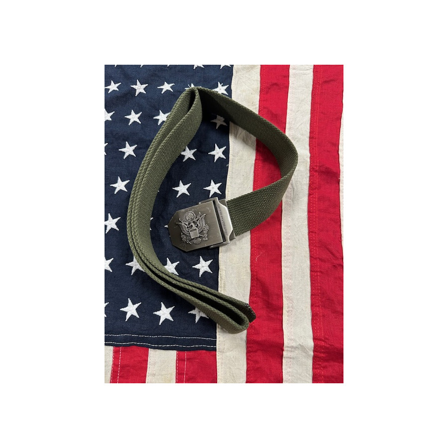 Cintura belt Militare U.S. Army  Regolabile Max cm 120 verde