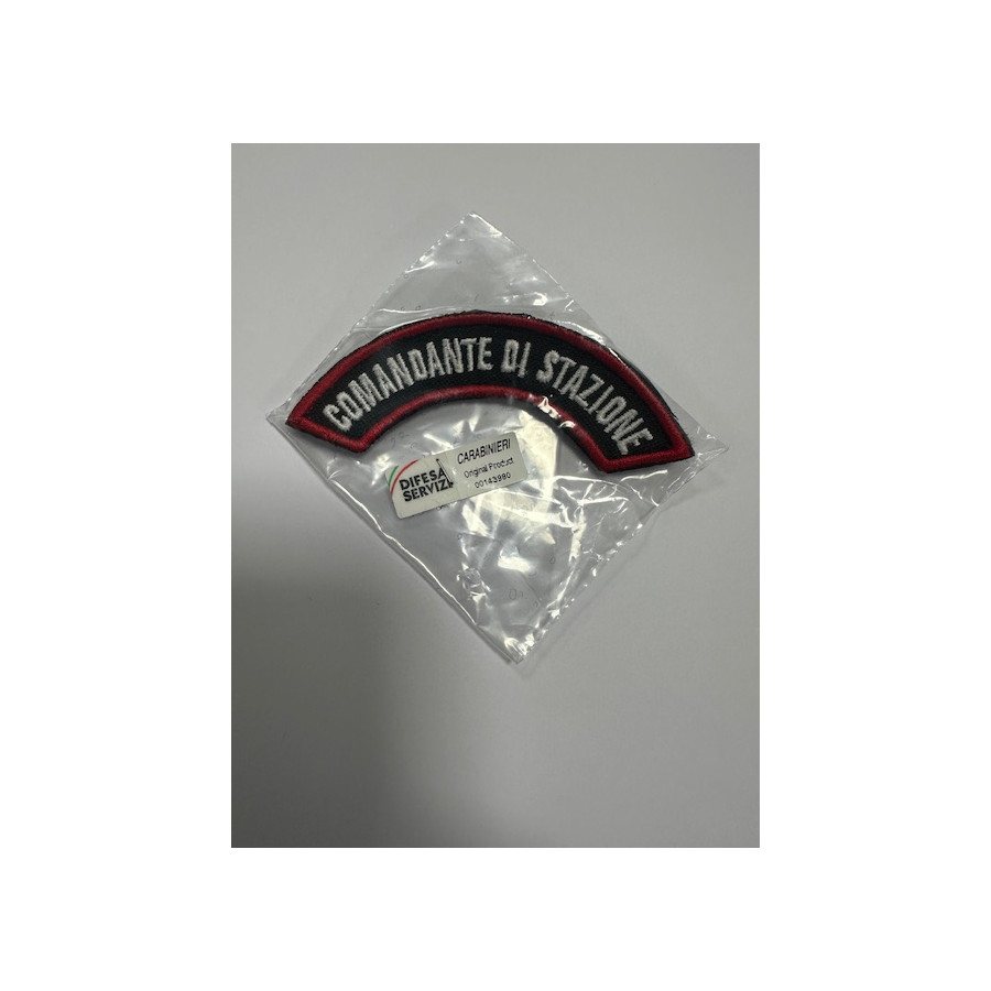 Patch Militare da Comandante di stazione Carabinieri Piccolo da camicia Patch Militare da Comandante di stazione Carabinieri Piccolo da camicia