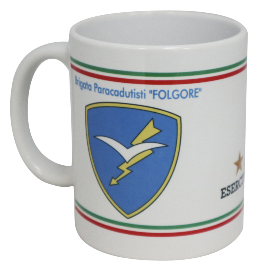 TAZZA MILITARE DA COLAZIONE DEI PARACADUTISTI DELLA FOLGORE