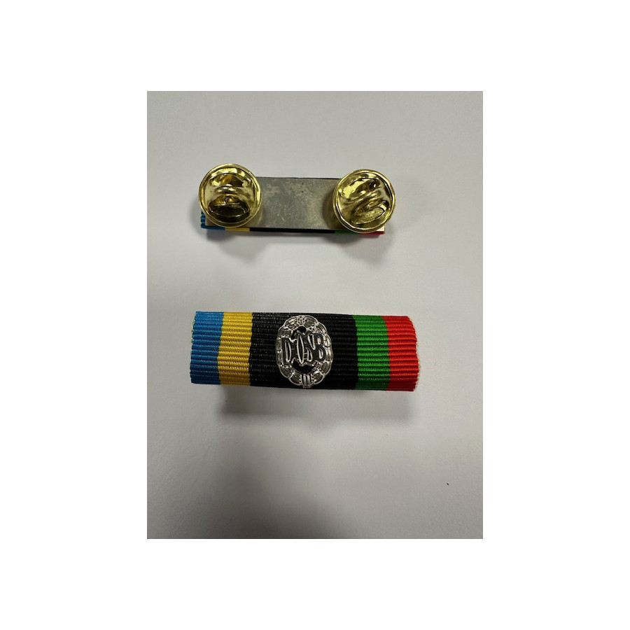 Nastrino Militare Tedesco Brevetto Sportivo  DOSB Argento Bombato